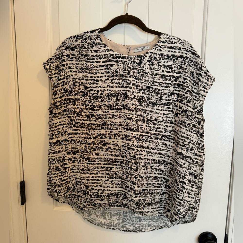MM LaFleur Didion Top - Ink Wash - Medium